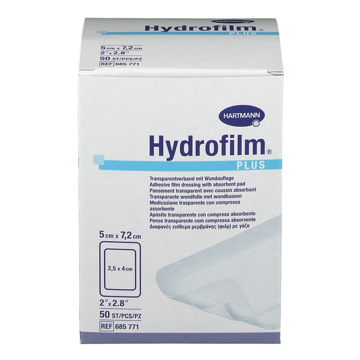 Hartmann Hydrofilm Plus 5 Cm X 7 2 Cm Shop Apotheke Ch