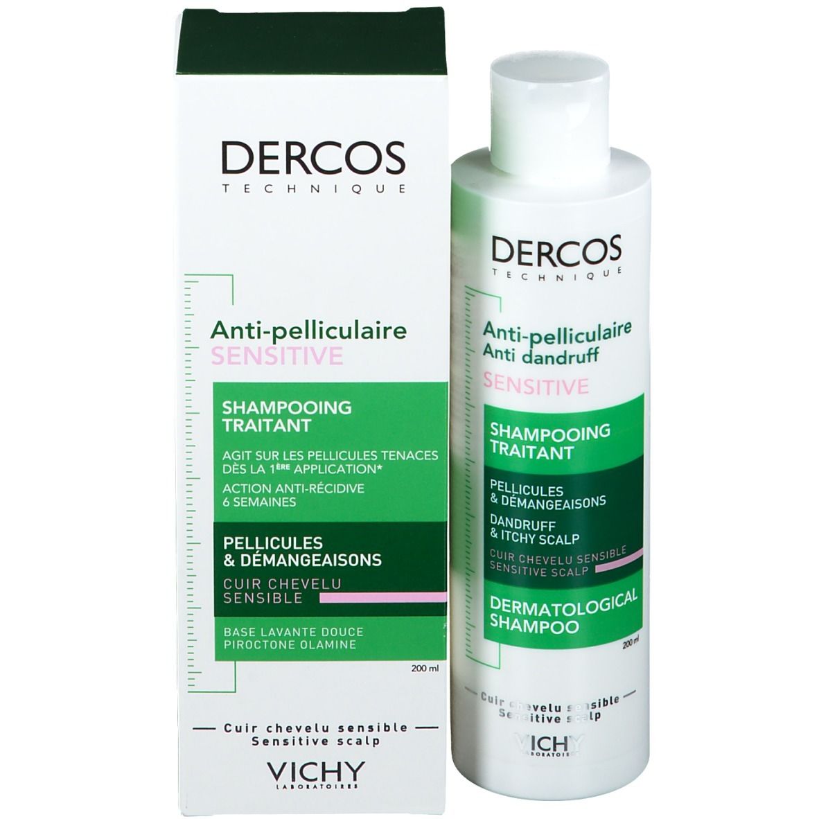 Vichy Dercos Shampooing Anti Dandruff Sensitive Shop Apotheke Ch