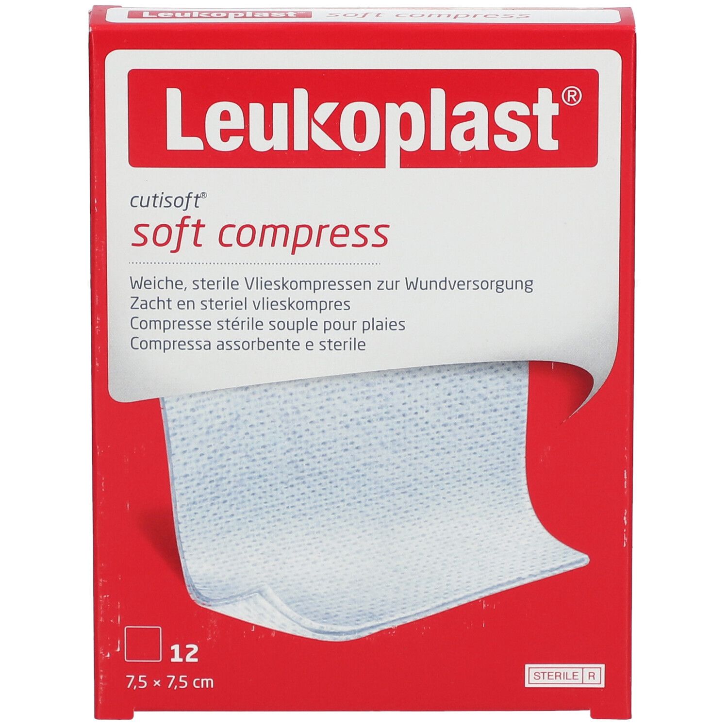 Cutisoft Vlieskompresse Steril 7 5 Cm X 7 5 Cm Shop Apotheke Ch