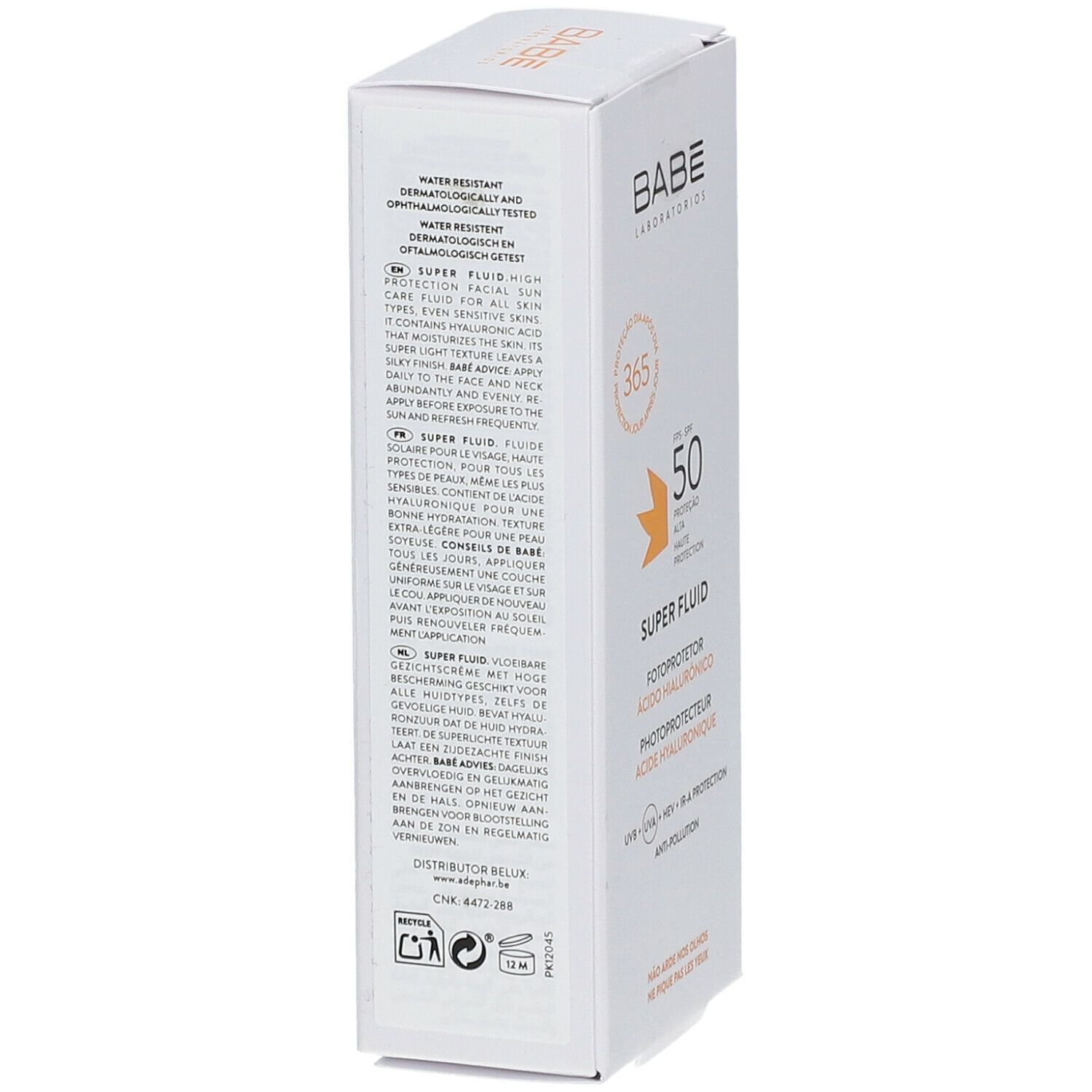 Babé Super Fluid Color Sunscreen SPF50 shop apotheke ch