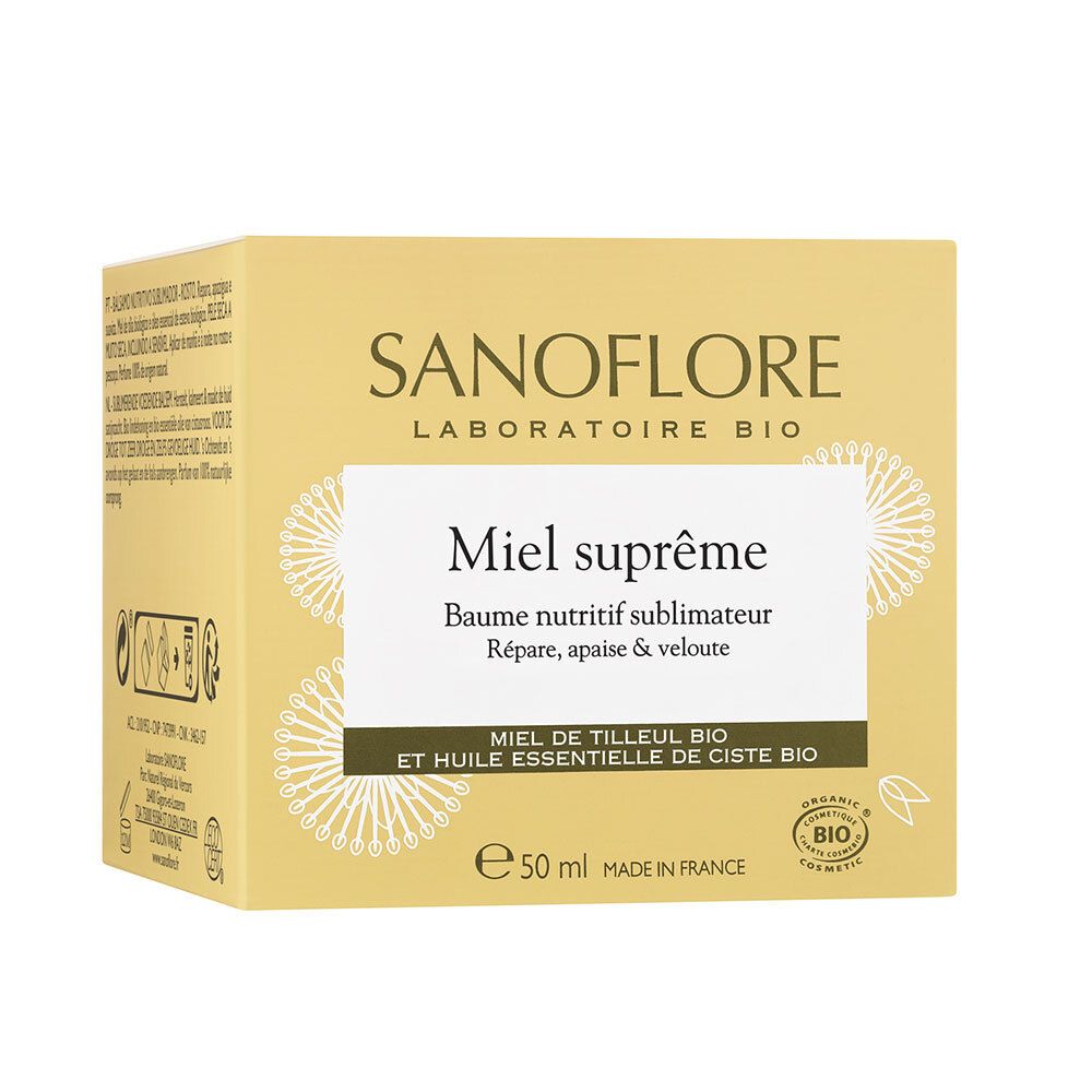 Sanoflore Miel Supr Me Baume Nutritif Visage Certifi Bio Ml Shop