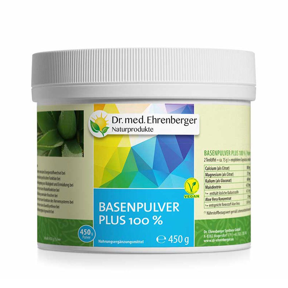 Dr. med. Ehrenberger Basenpulver Plus 100 %