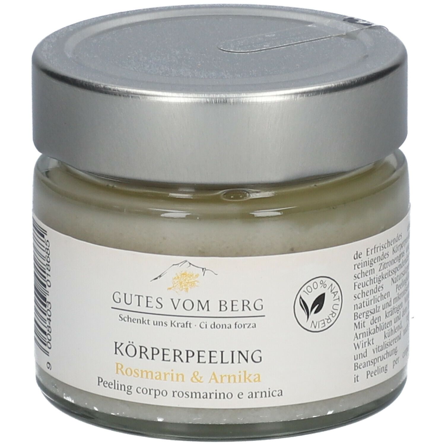 GUTES VOM BERG Körperpeeling Rosmarin & Arnika