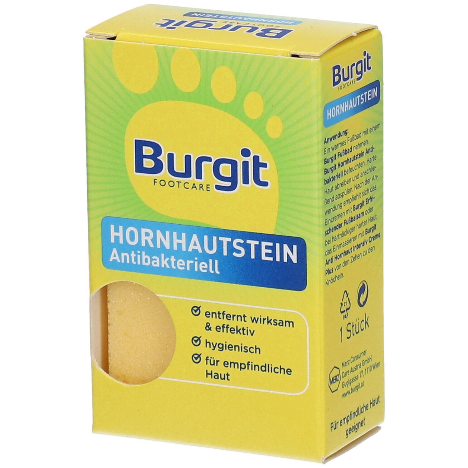 Burgit Hornhautstein Antibakteriell