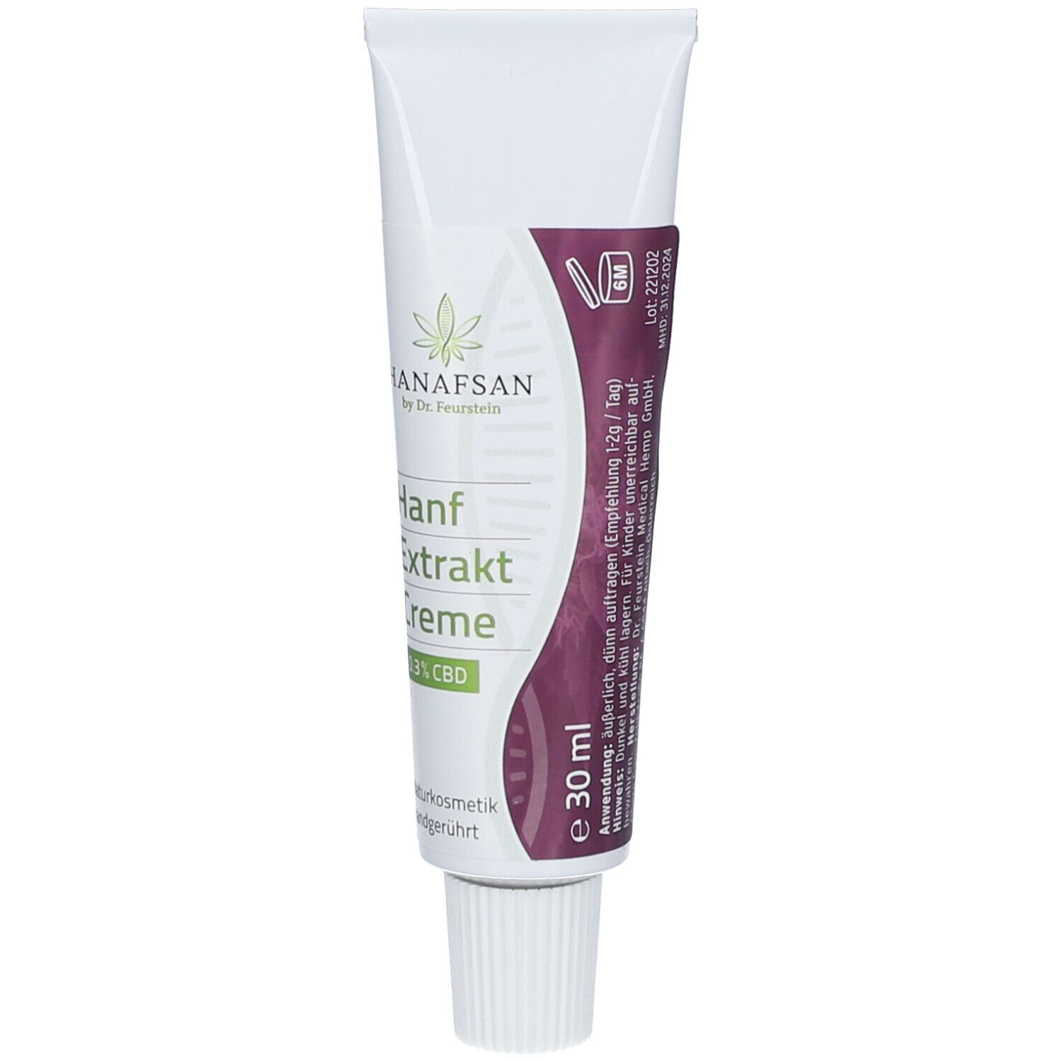 HANFASAN® Chanvre Extract Creme 0,3 % CBD