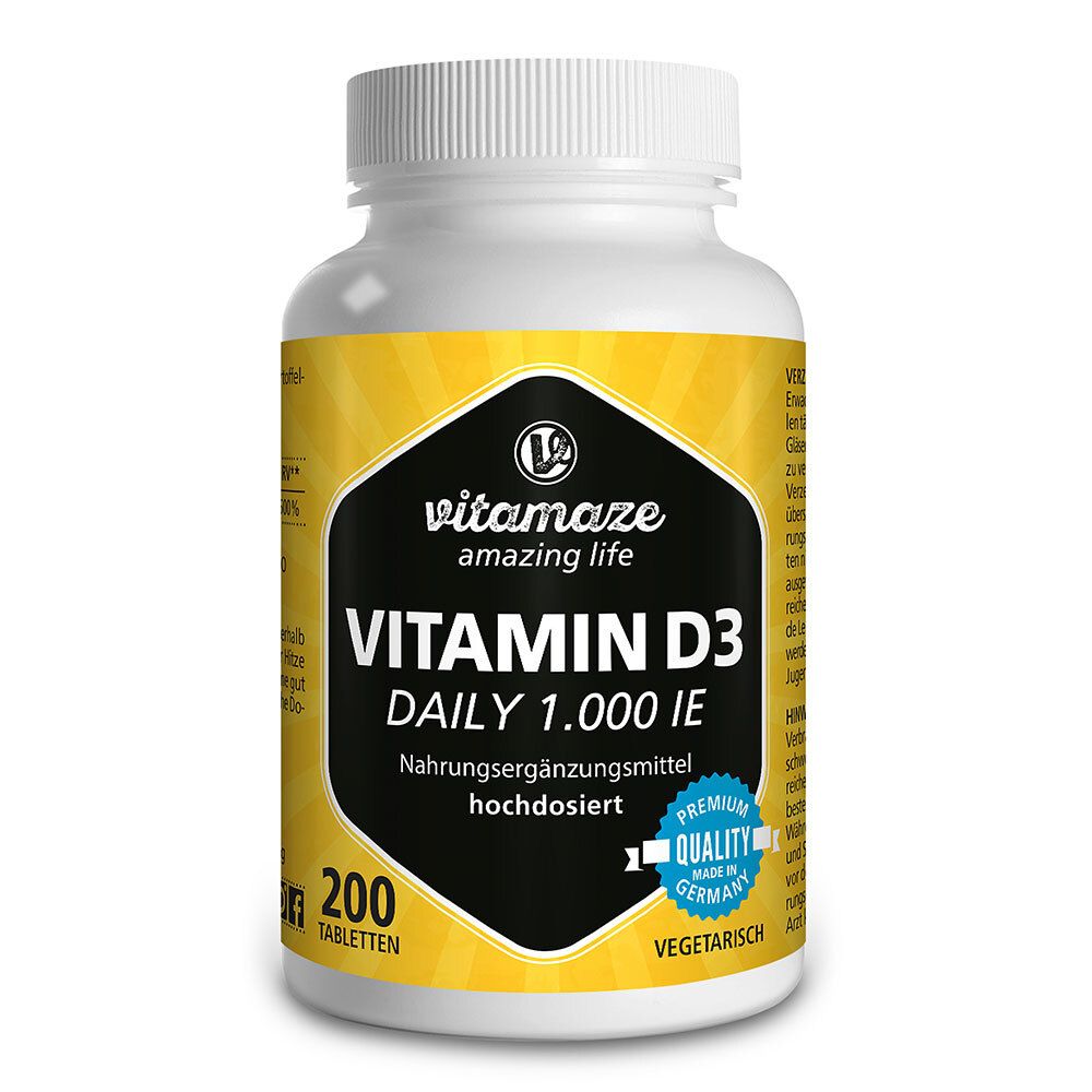 Vitamaze Vitamin D3 1.000 I.E. hochdosiert
