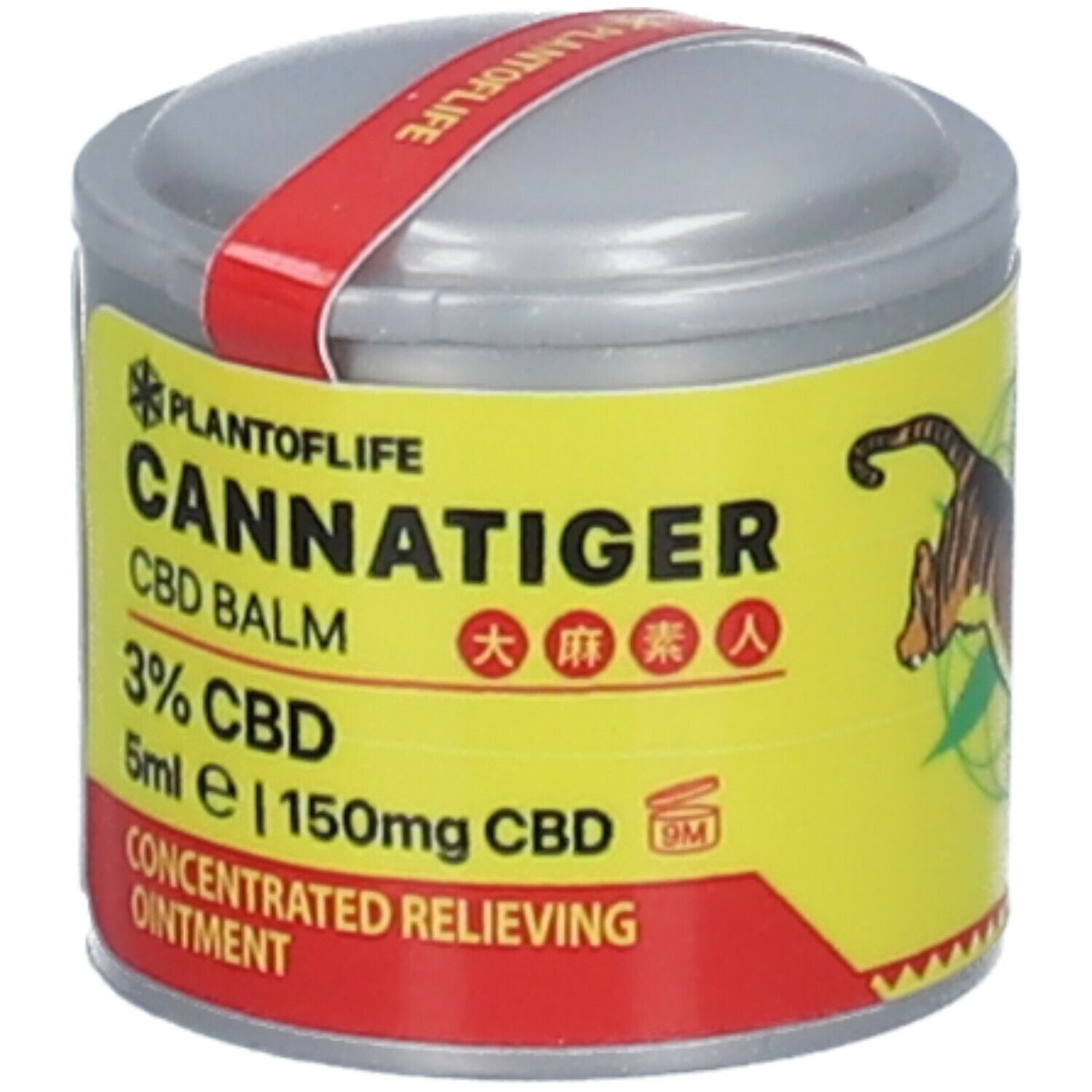 PLANTOFLIFE® CANNATIGER CBD BAUME 3 % CBD