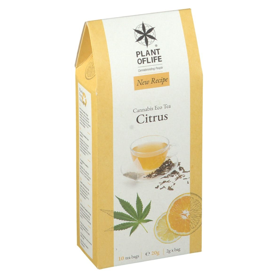 PLANTOFLIFE Cannabis Thé Citrus