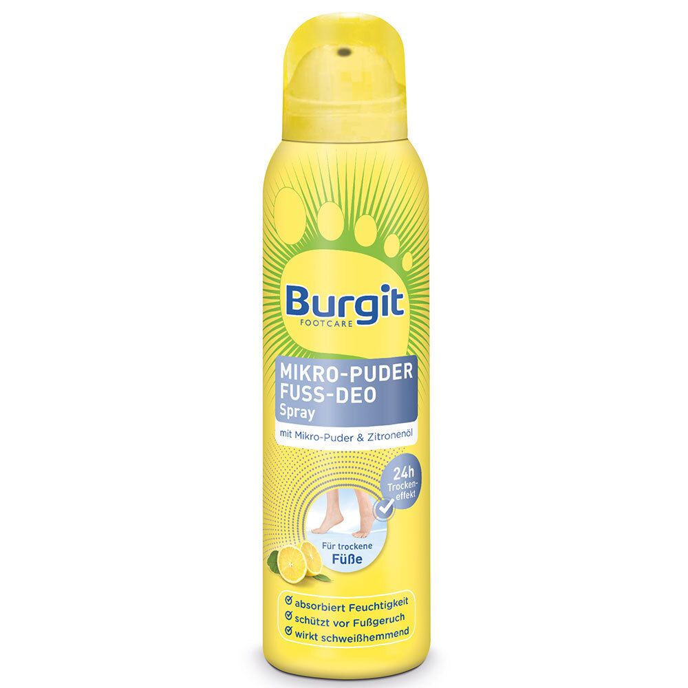 Burgit Mikro-Puder Deo 2in1 Fuß-Spray