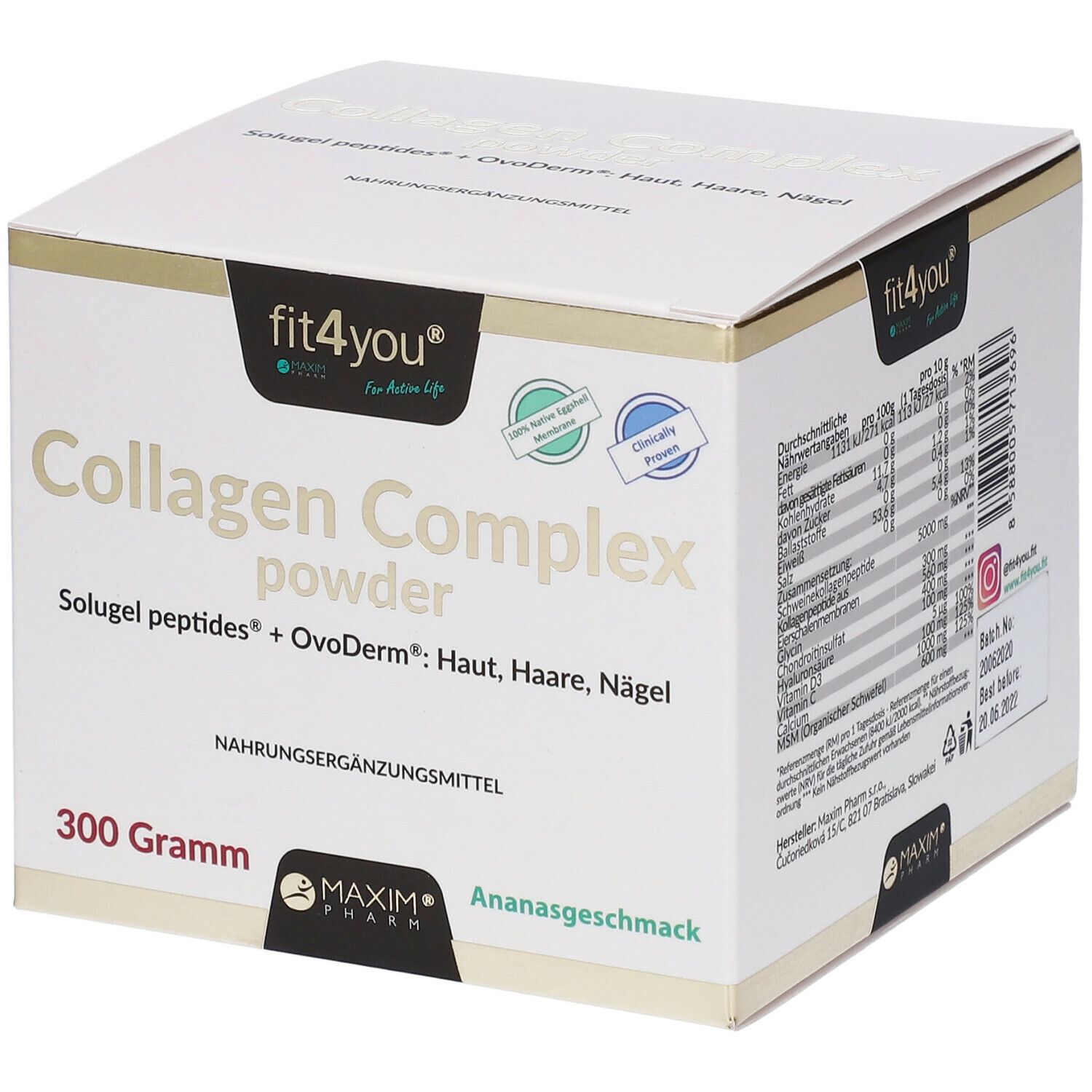 Image of fit4you Collagen Komplex Pulver