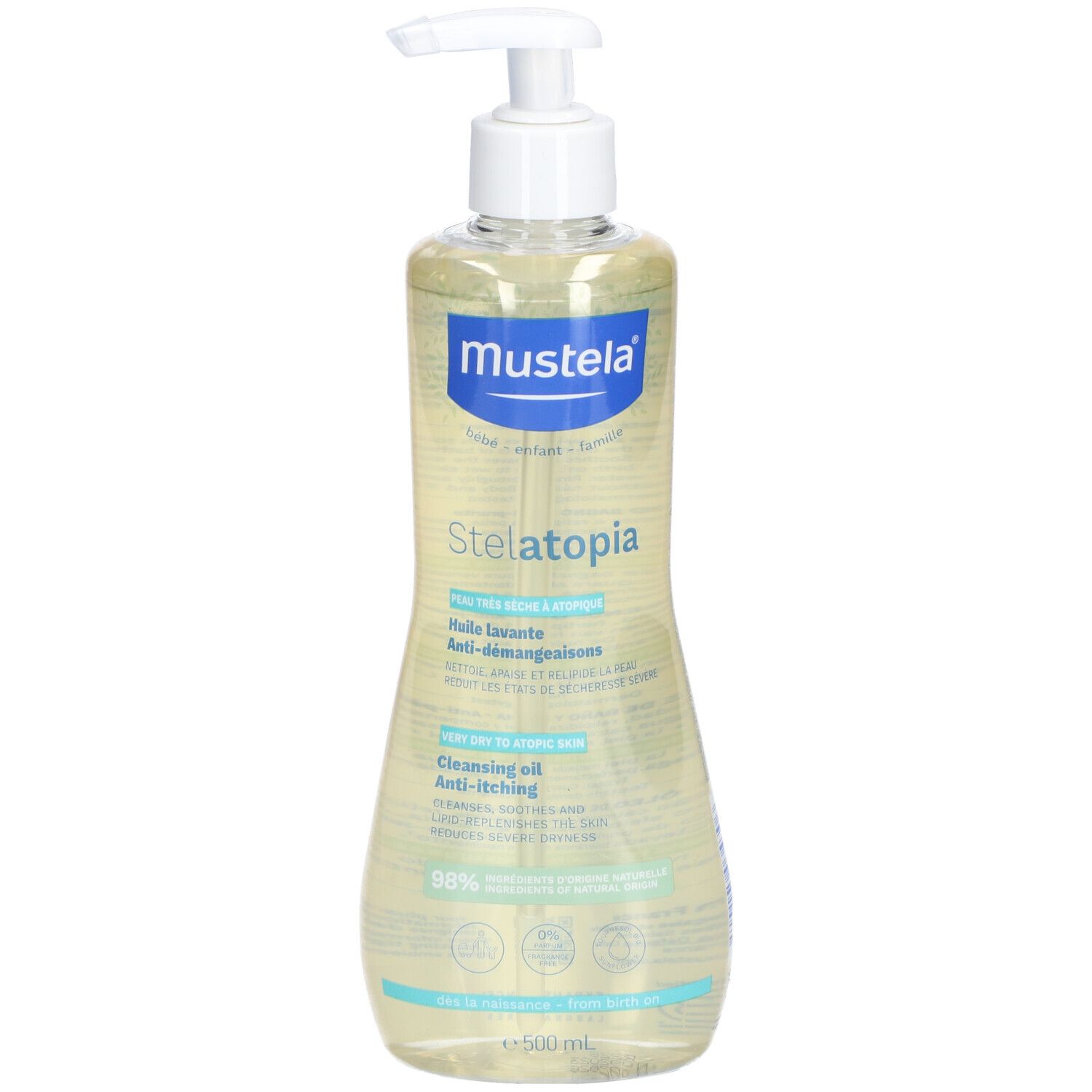 mustela Bébé STELATOPIA Huile Lavante Peau Atopique ml shop apotheke ch