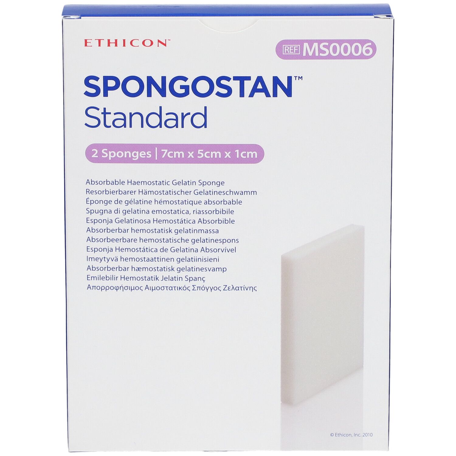 Spongostan ™ Standard 7cm x 5cm x 1xm shopapotheke.ch
