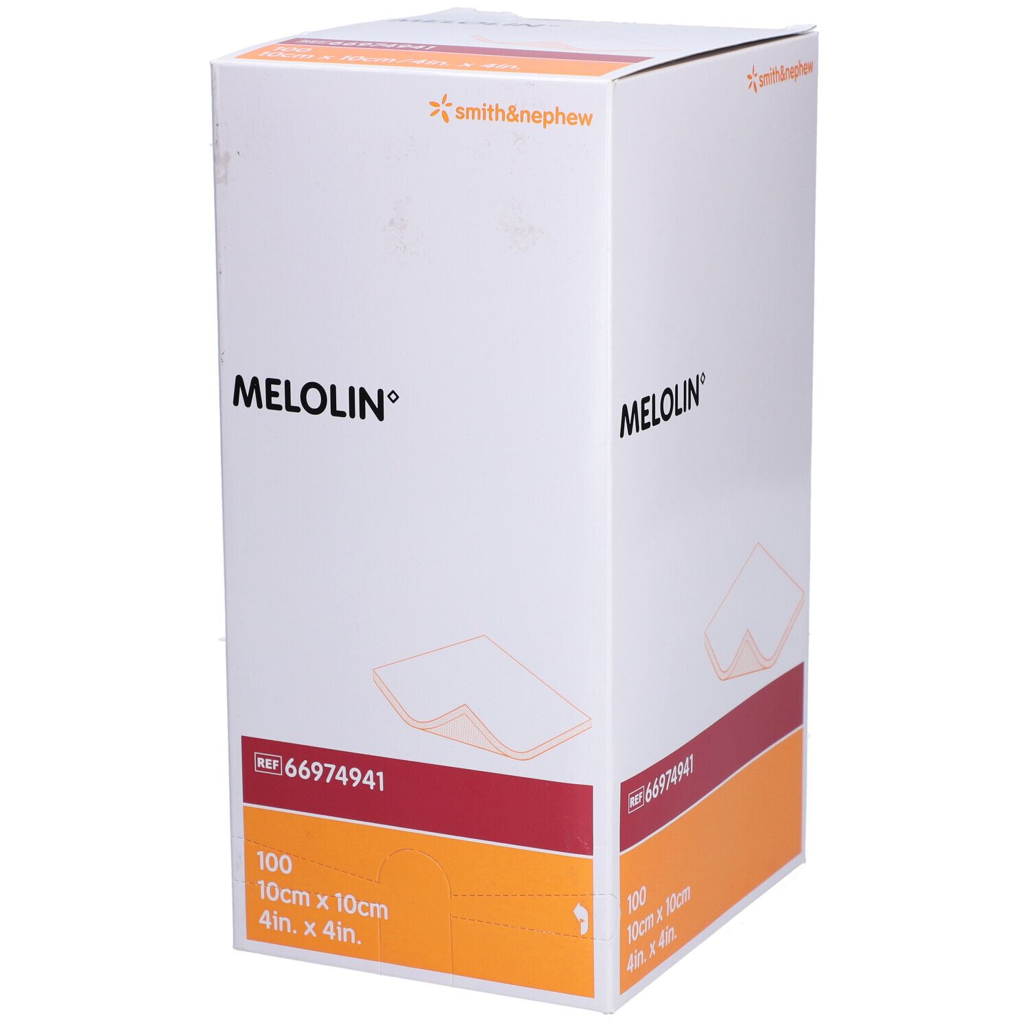 Image of smith & nephew MELOLIN Wundauflage 10 x 10 cm