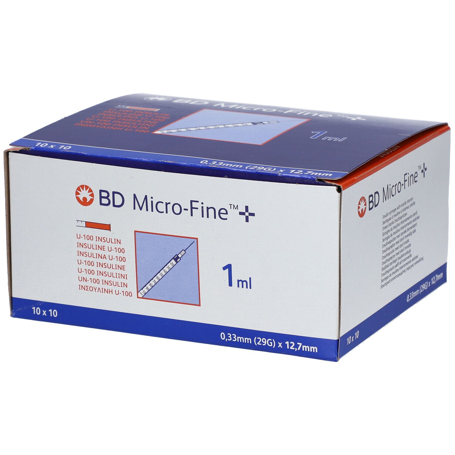 Image of BD Micro-fine + U-100 Insulin 1 mm x 12.7 mm