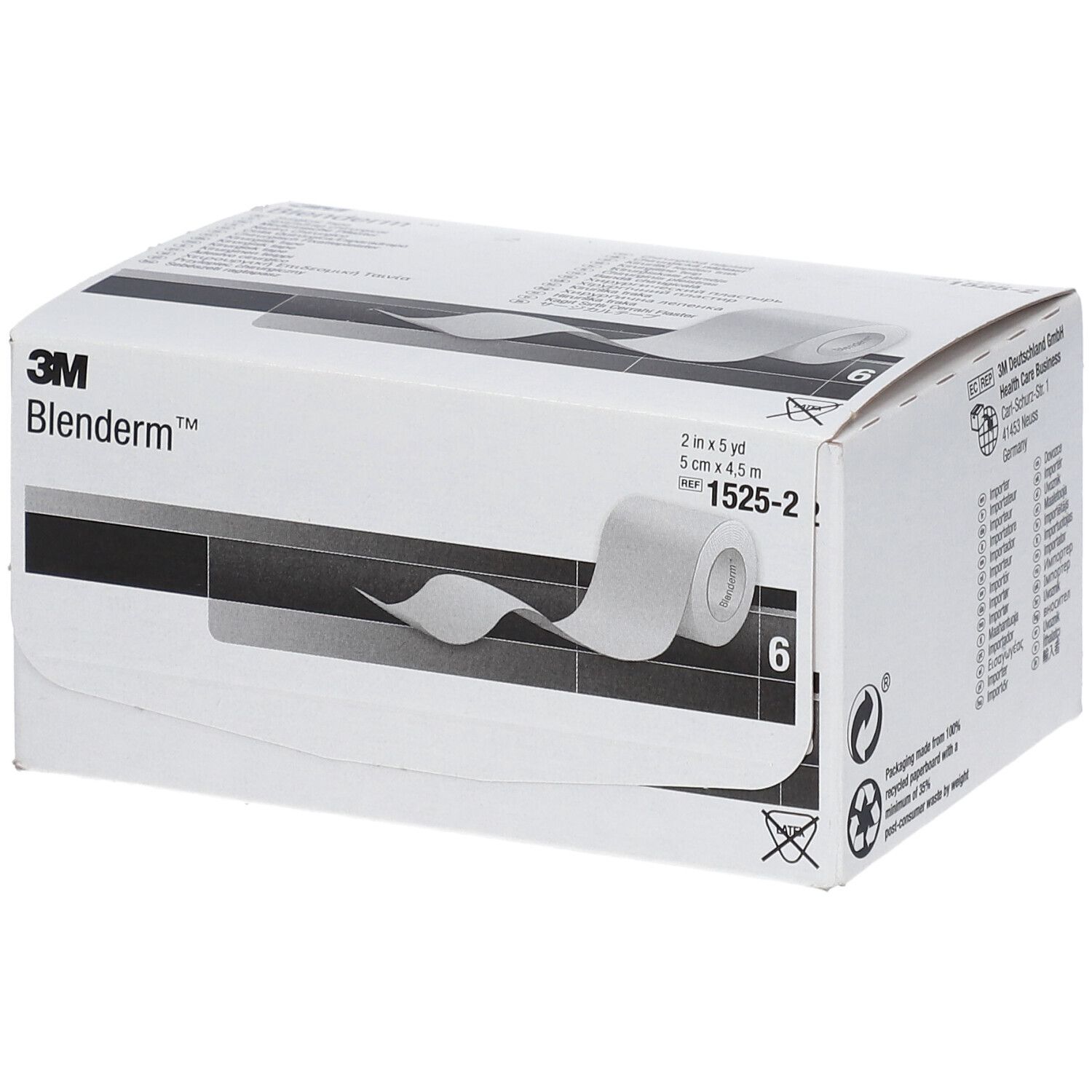 3M™ Blenderm™ Medizinische Pflaster hypoallergen 5 cm x 4,5 m