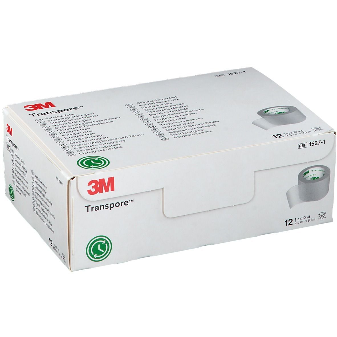Image of 3M™ Transpore™ medizinisches Pflaster 2,5 x 9,1 m