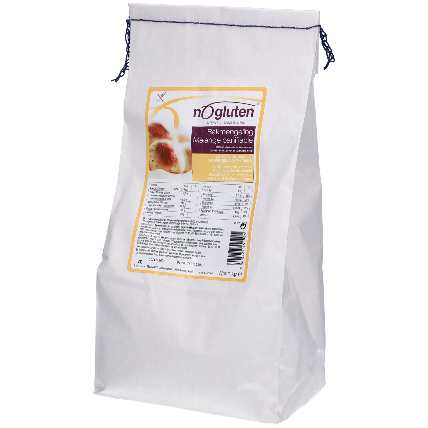 nOgluten® Brot-Mix + Ballaststoffe glutenfrei