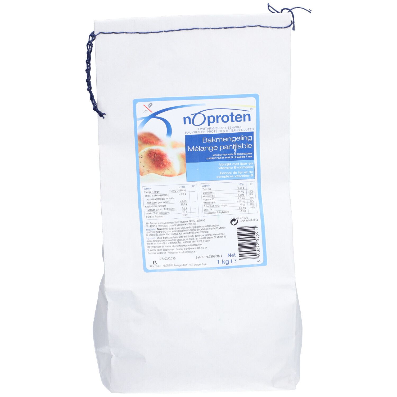 nOproten® Brot-Mix glutenfrei