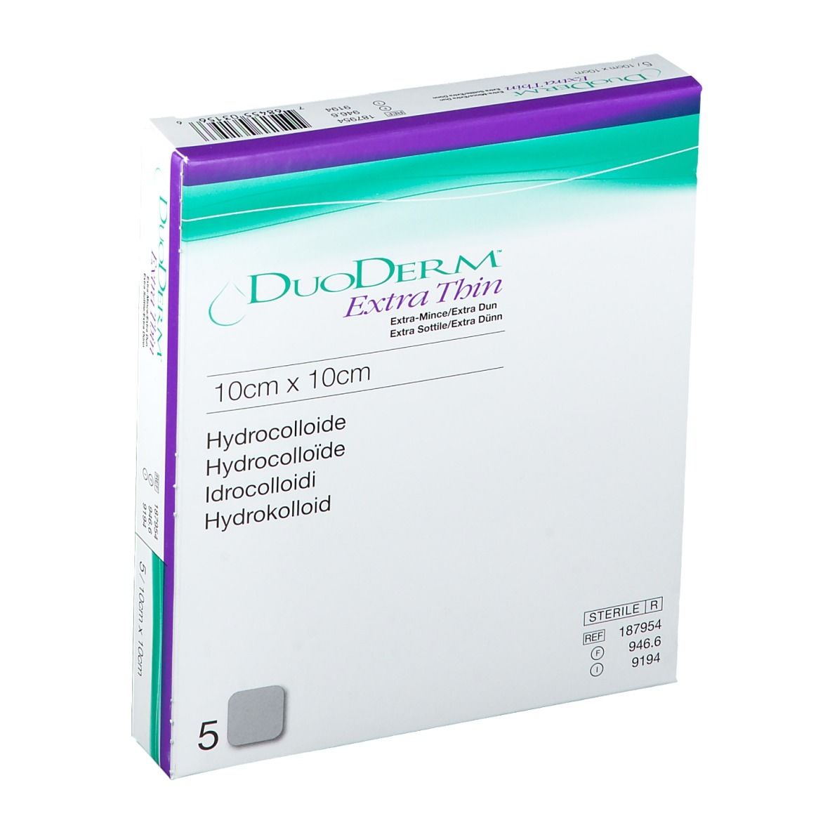 Image of DuoDERM® Extra Thin Dressing 10 cm x 10 cm