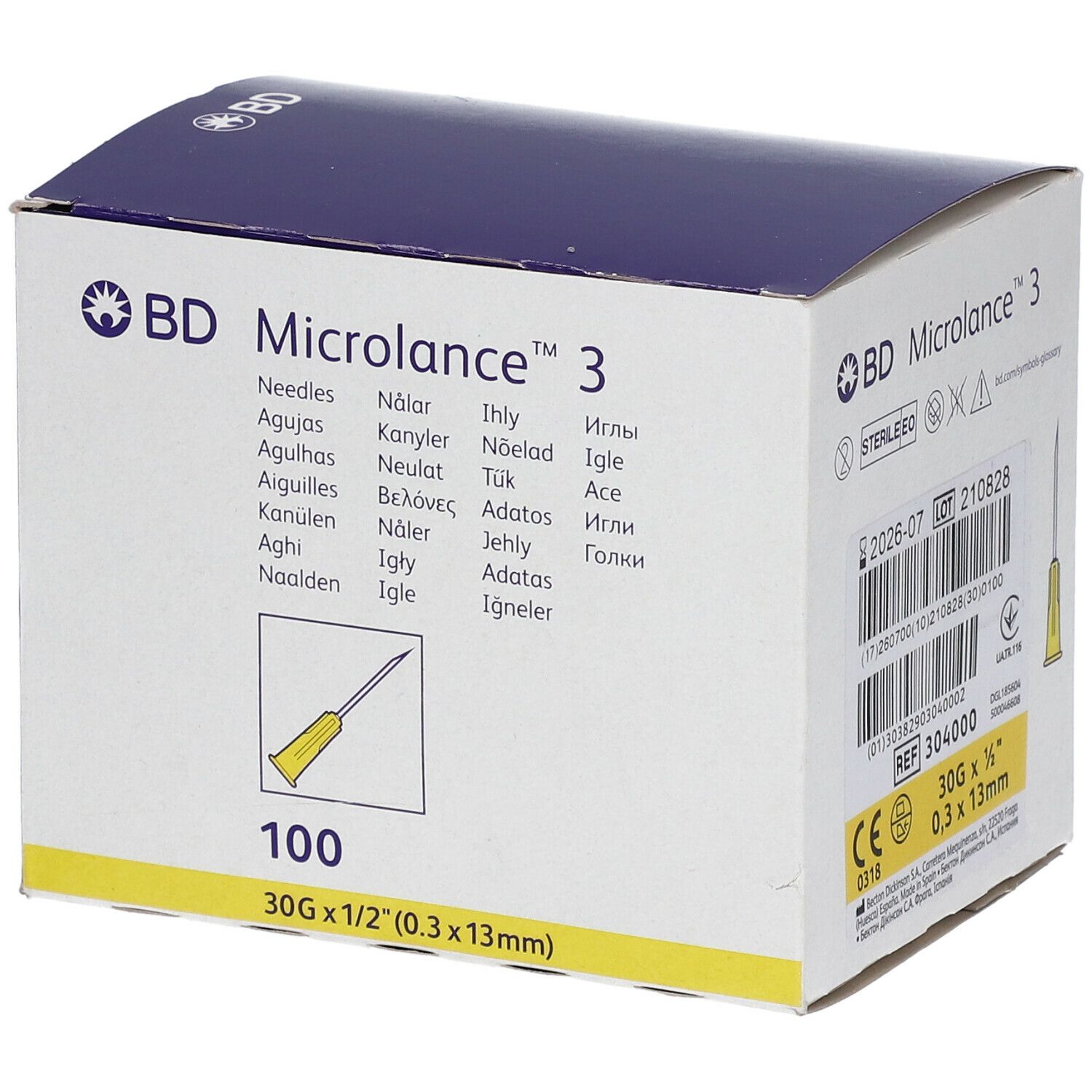 Image of BD Microlance 3 Sonderkanülen 30 G 1/2 0,3 x 13 mm