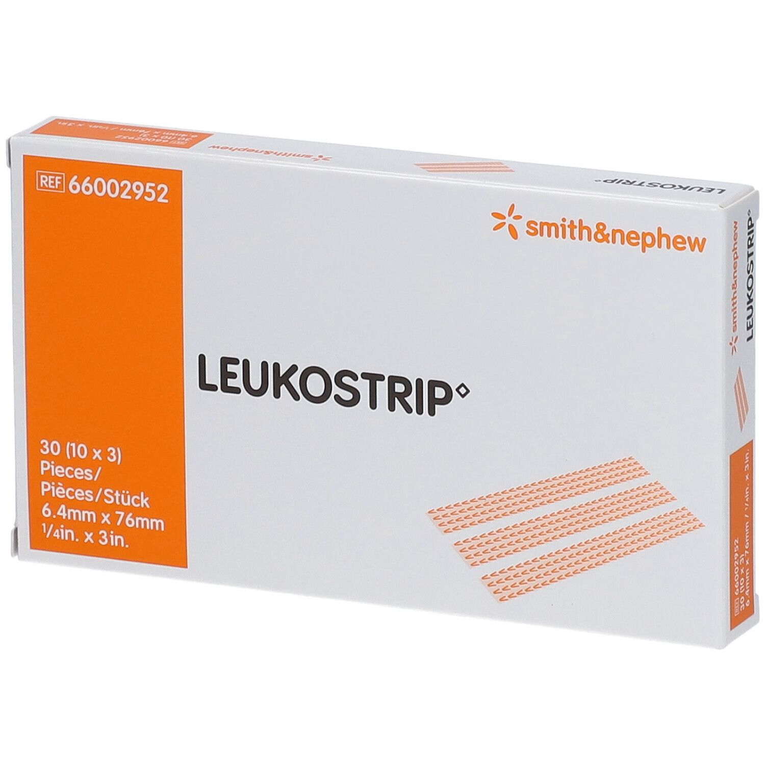 Leukostreifen Nr. 2952 6,4 mm x 76 mm