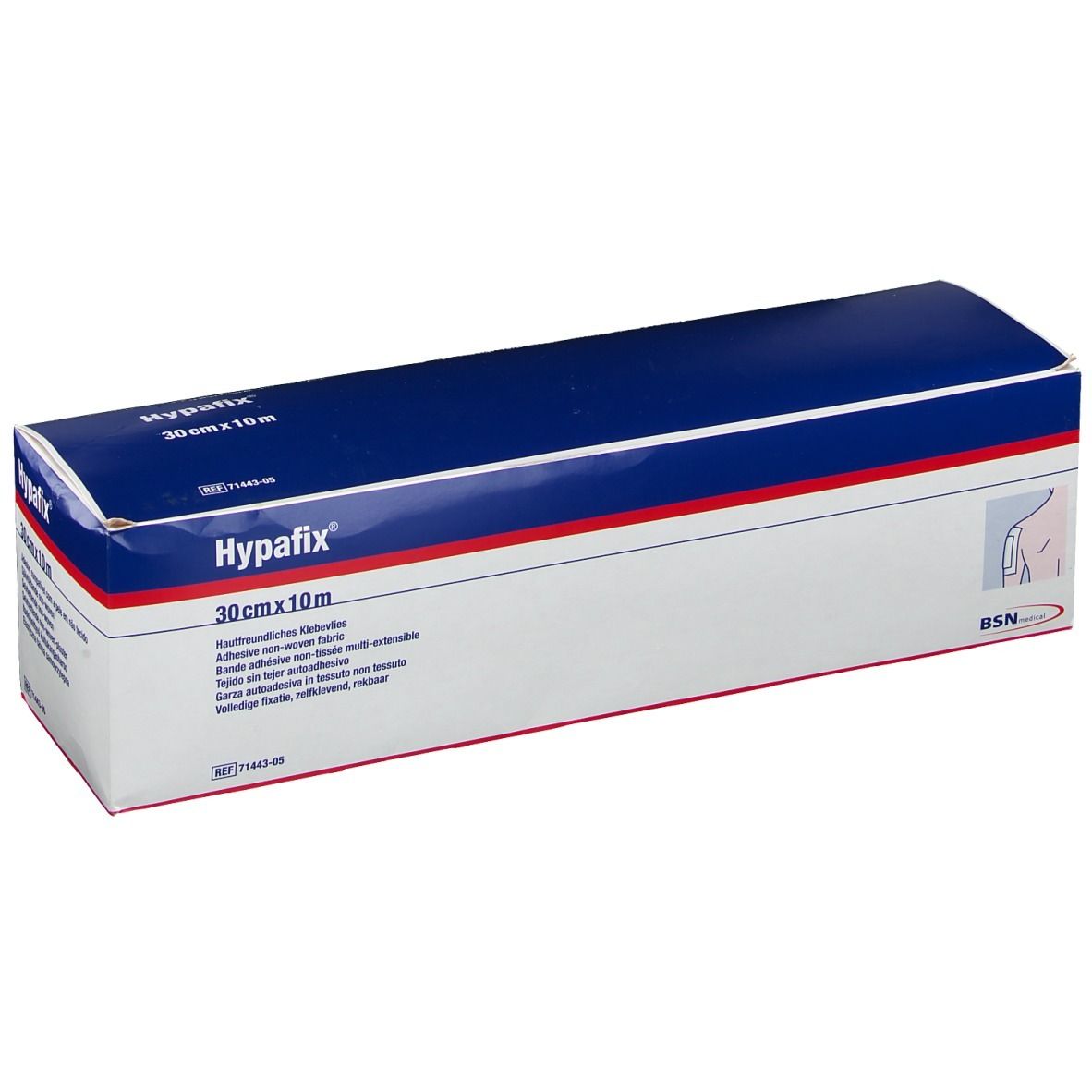 Hypafix ® 30 cm x 10 m Bande non-tissée adhésive hypoallergénique