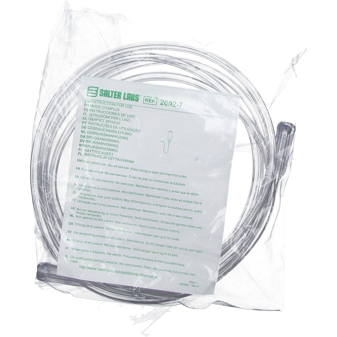 SALTER LABS® Sauerstoffschlauch 2,1 m