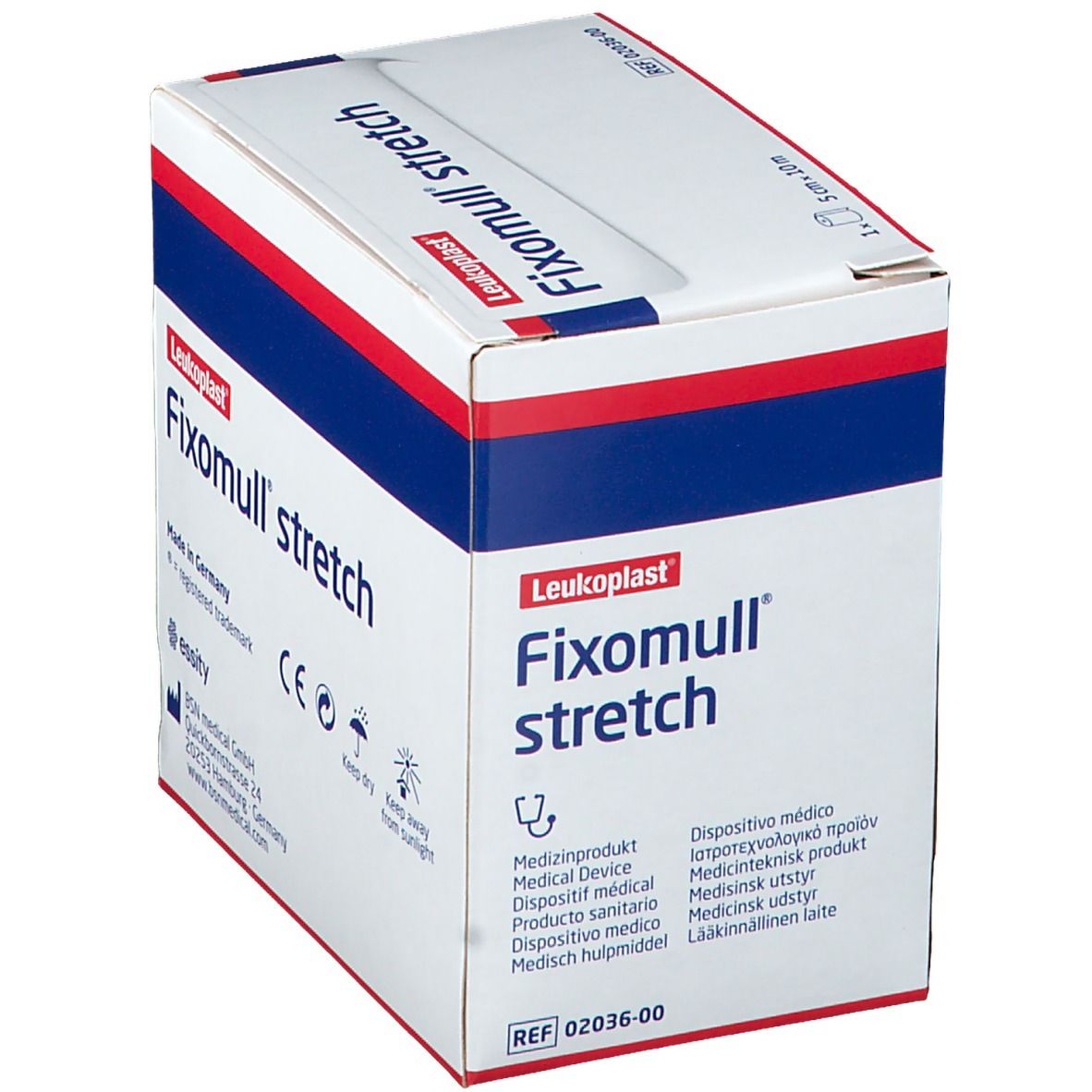 Fixomull® stretch hautfreundliches Klebevlies 5 cm x 10 m