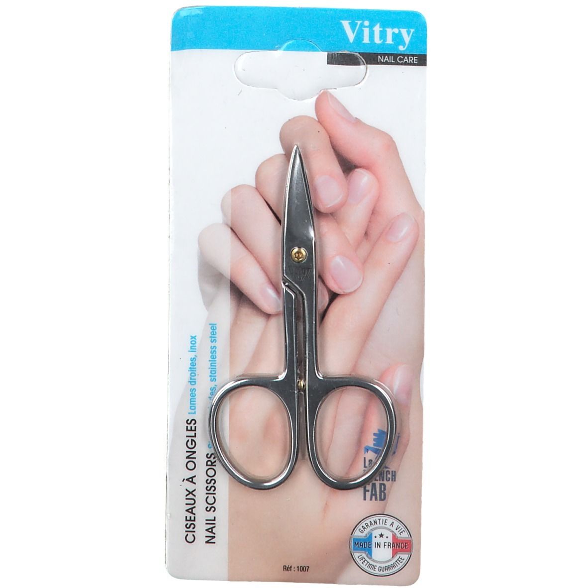 Vitry Classic Nagelschere Gerade Klingen Inox 1007