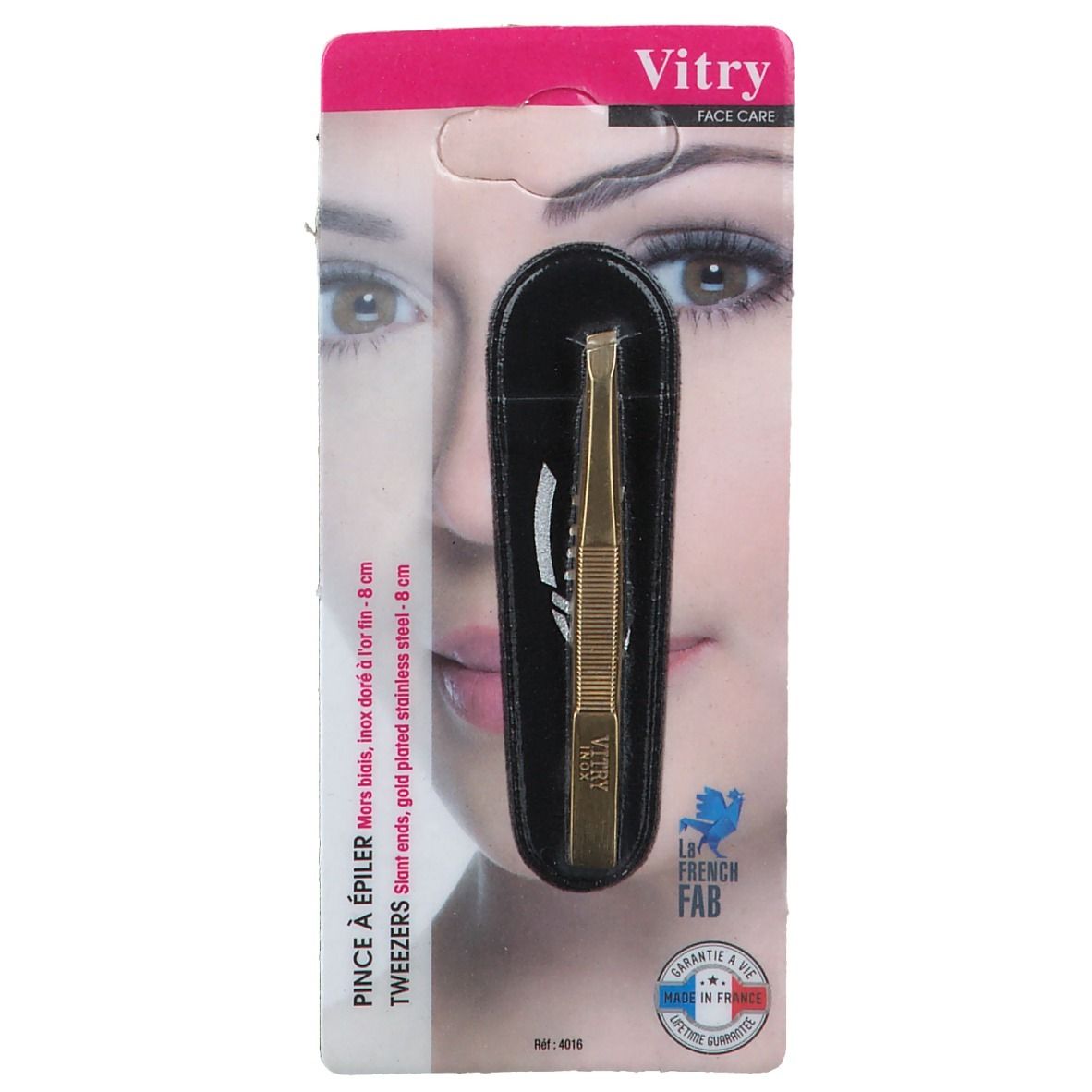 Vitry Prestige Pinzette Epiler Schräg Inox 4016