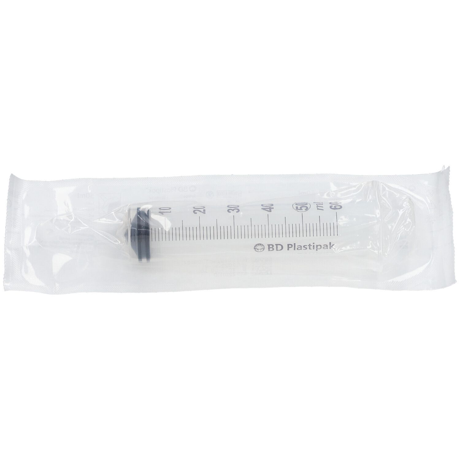 Image of BD Plastipak™ Spritzen mit Luer-Ansatz exzentrisch 60/ 50 ml in 1 ml unterteilt