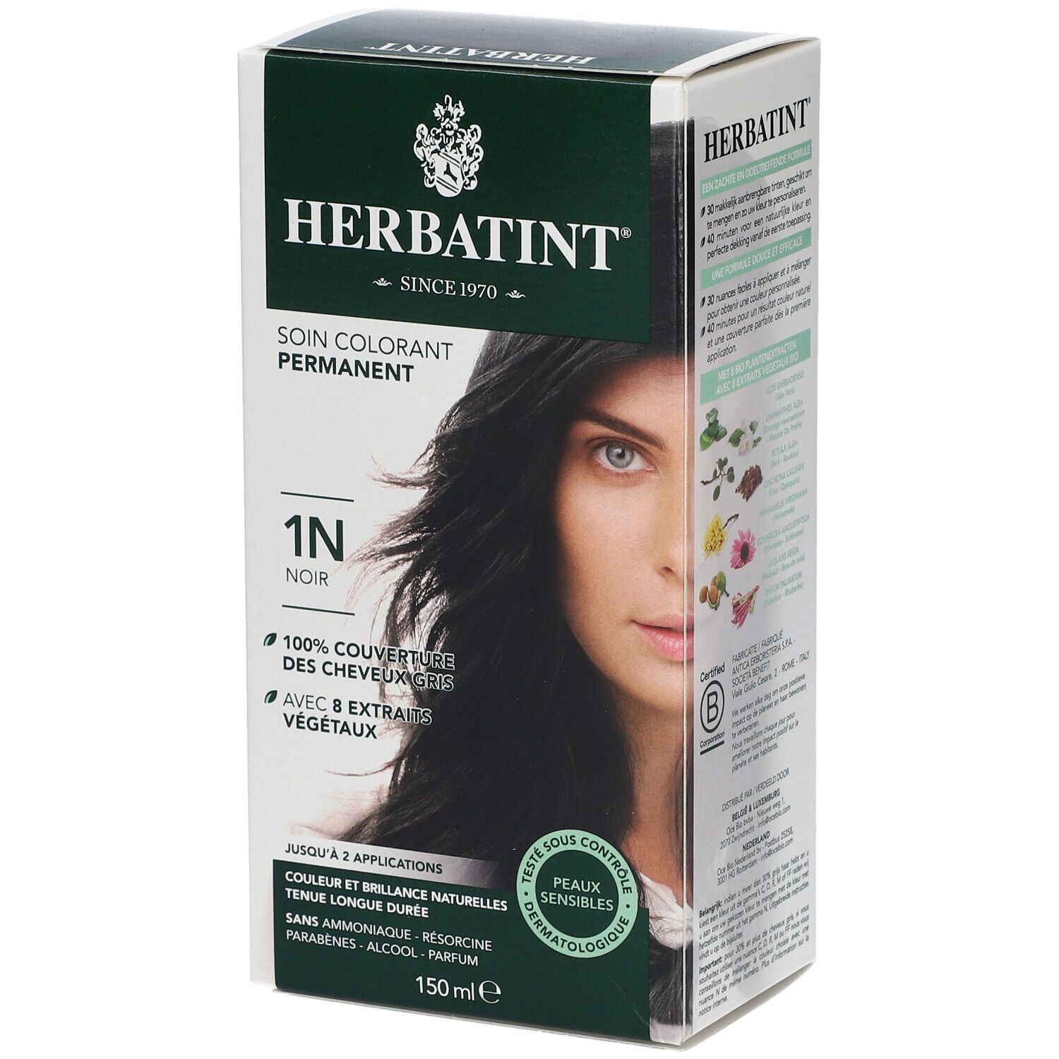 HERBATINT® teinture noir 1N