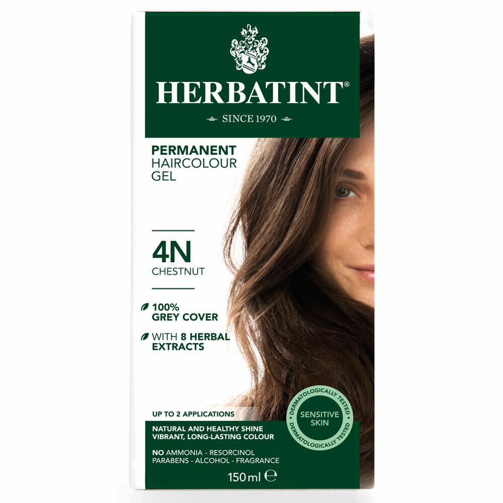 Image of HERBATINT® 4N braun permanent Haar Coloration