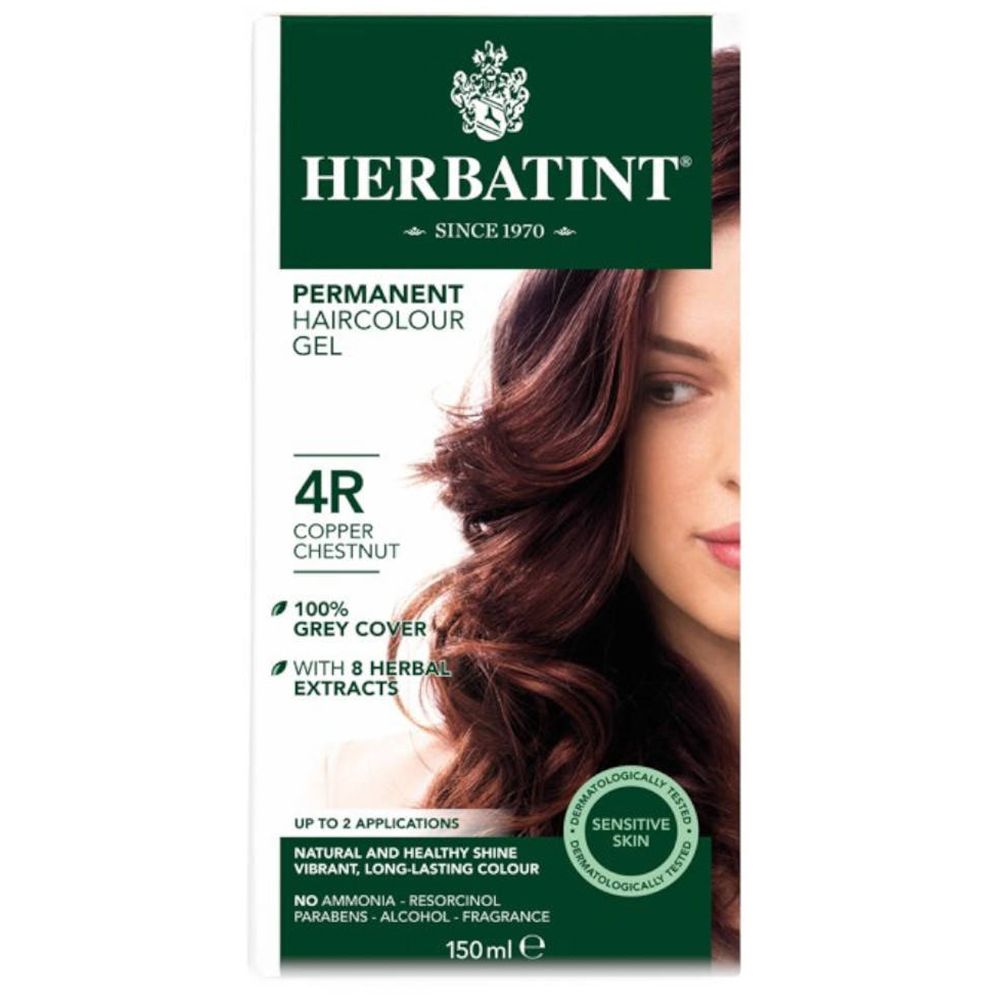 Image of HERBATINT® 4R hell Kastanienbraun Kupfer permanent Haar Coloration