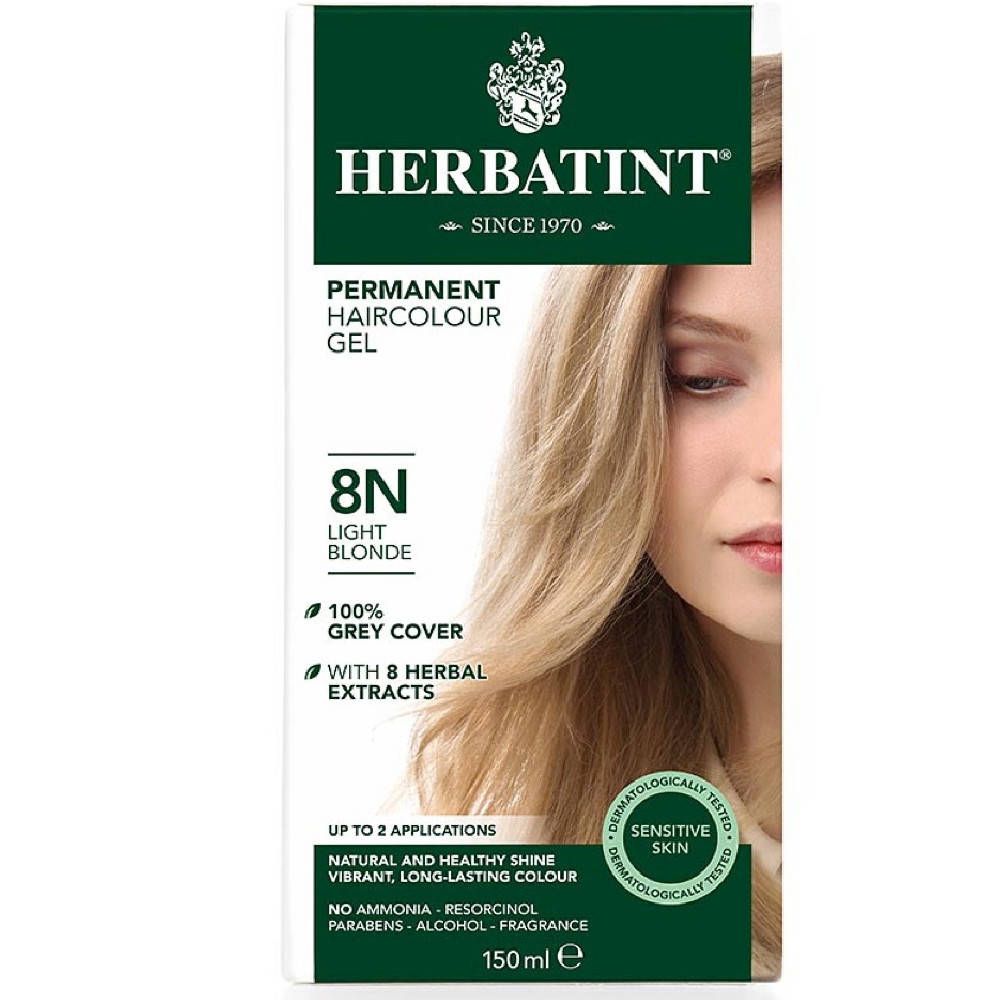 Image of HERBATINT® 8N hell blond Kastanienbraun permanent Haar Coloration