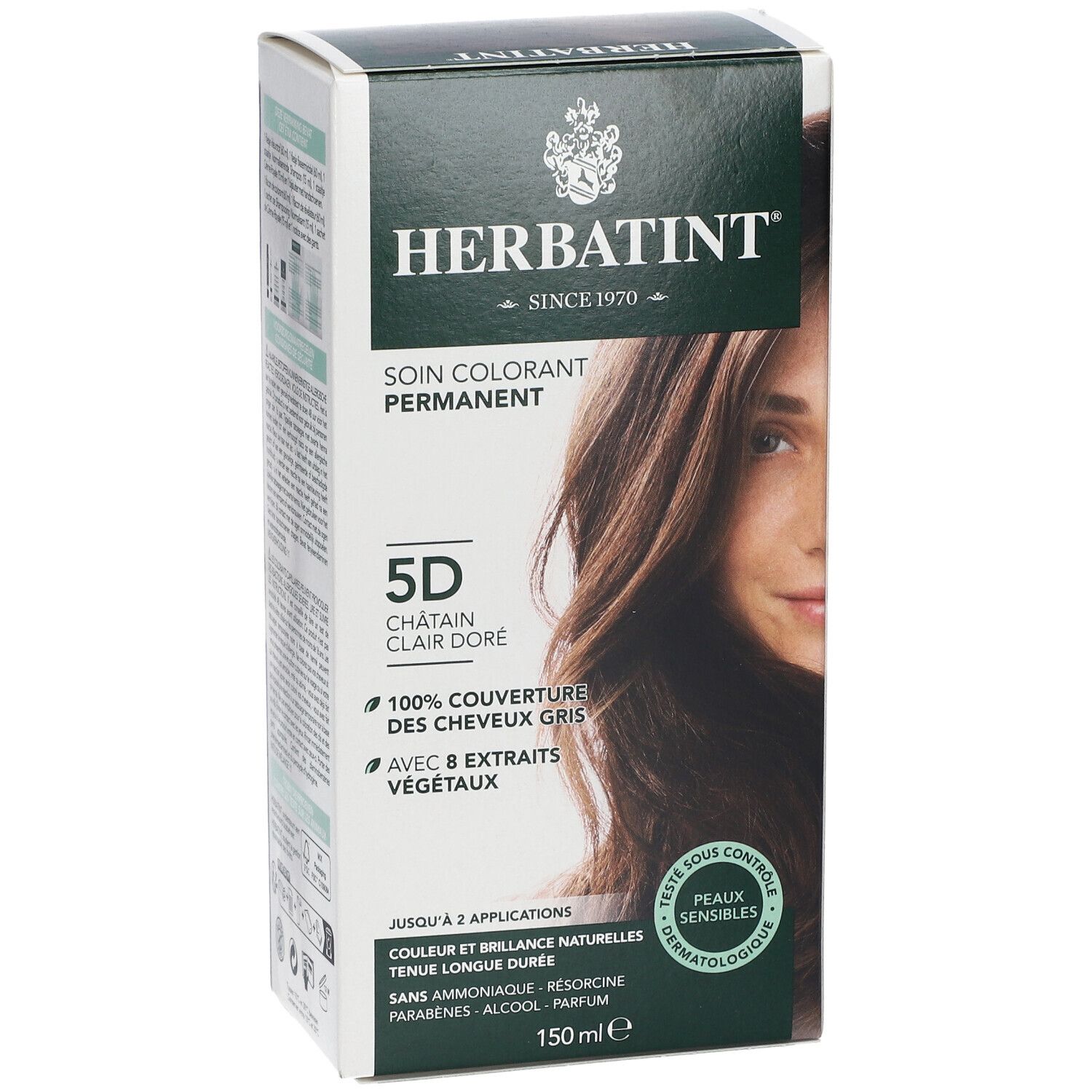 Herbatint 5d Hell Golden Kastanienbraun Permanent Haar Coloration Shop Apotheke Ch