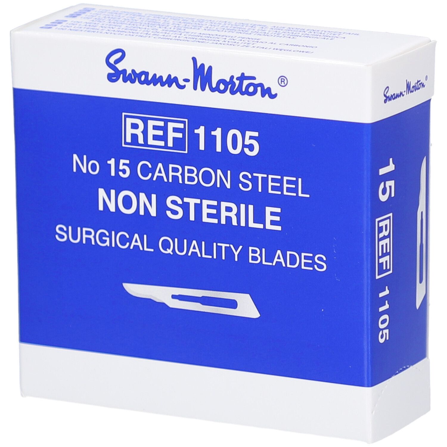 Swann-Morton® Chirurgische Skalpellklinge Nr. 15 unsteril