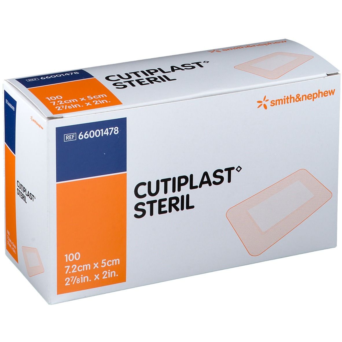 Image of CUTIPLAST STERIL 7,2 cm x 5 cm