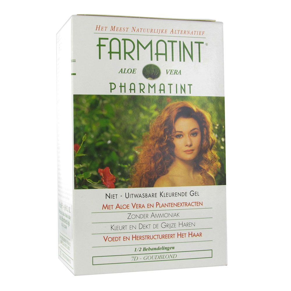 FARMATINT Permanentes Haarfärbegel Goldblond 7D