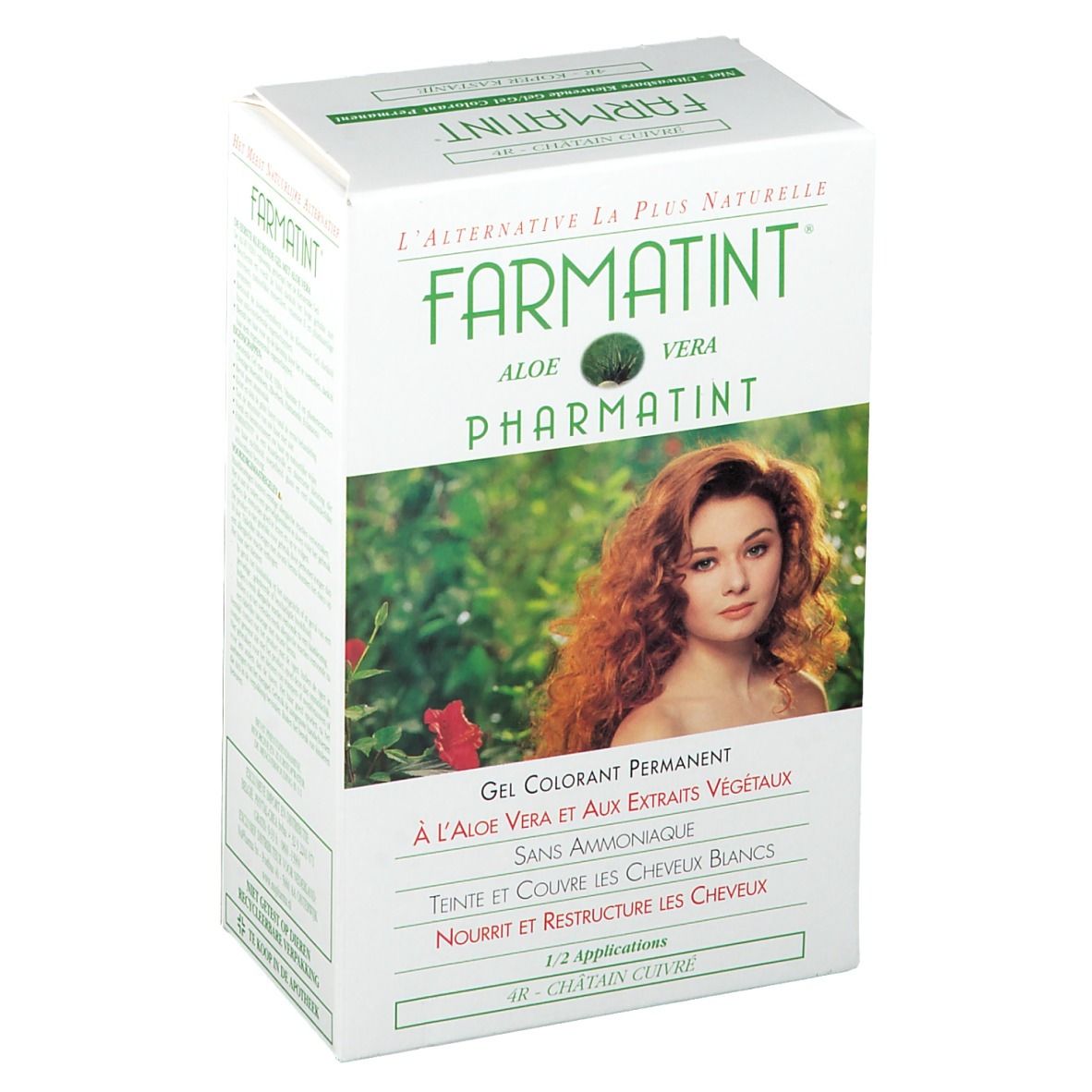 FARMATINT Permanent Coloring Gel Kastanienbraun Kupfer 4R