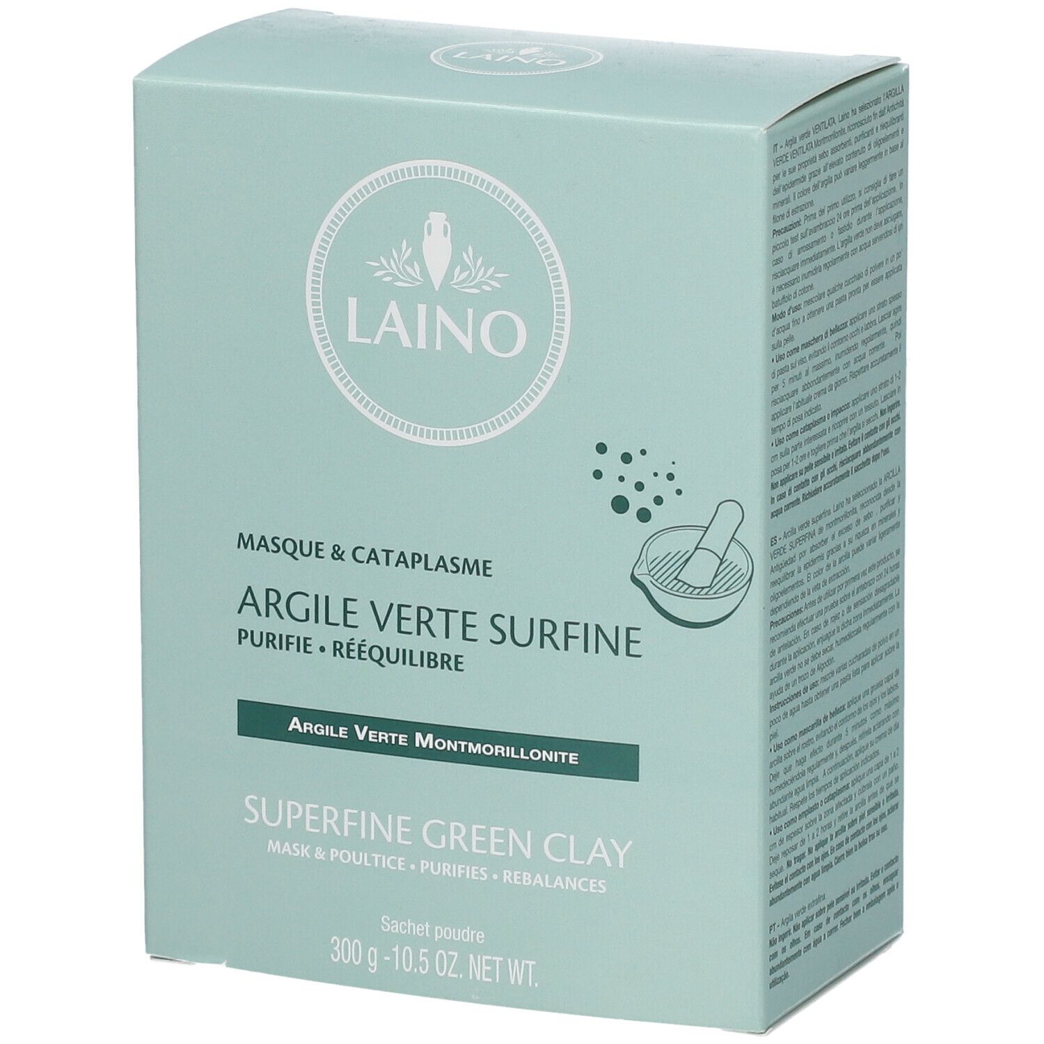 LAINO feine grüne Tonerde