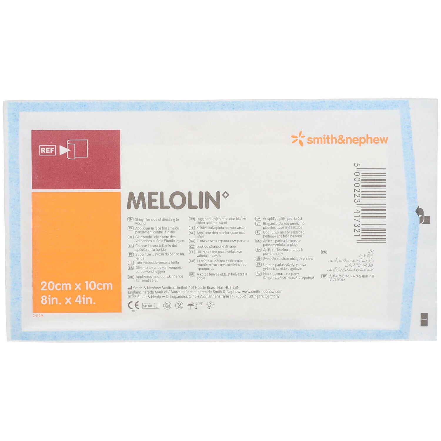 Image of Melolin® wundkompresse steril 10 x 20 cm