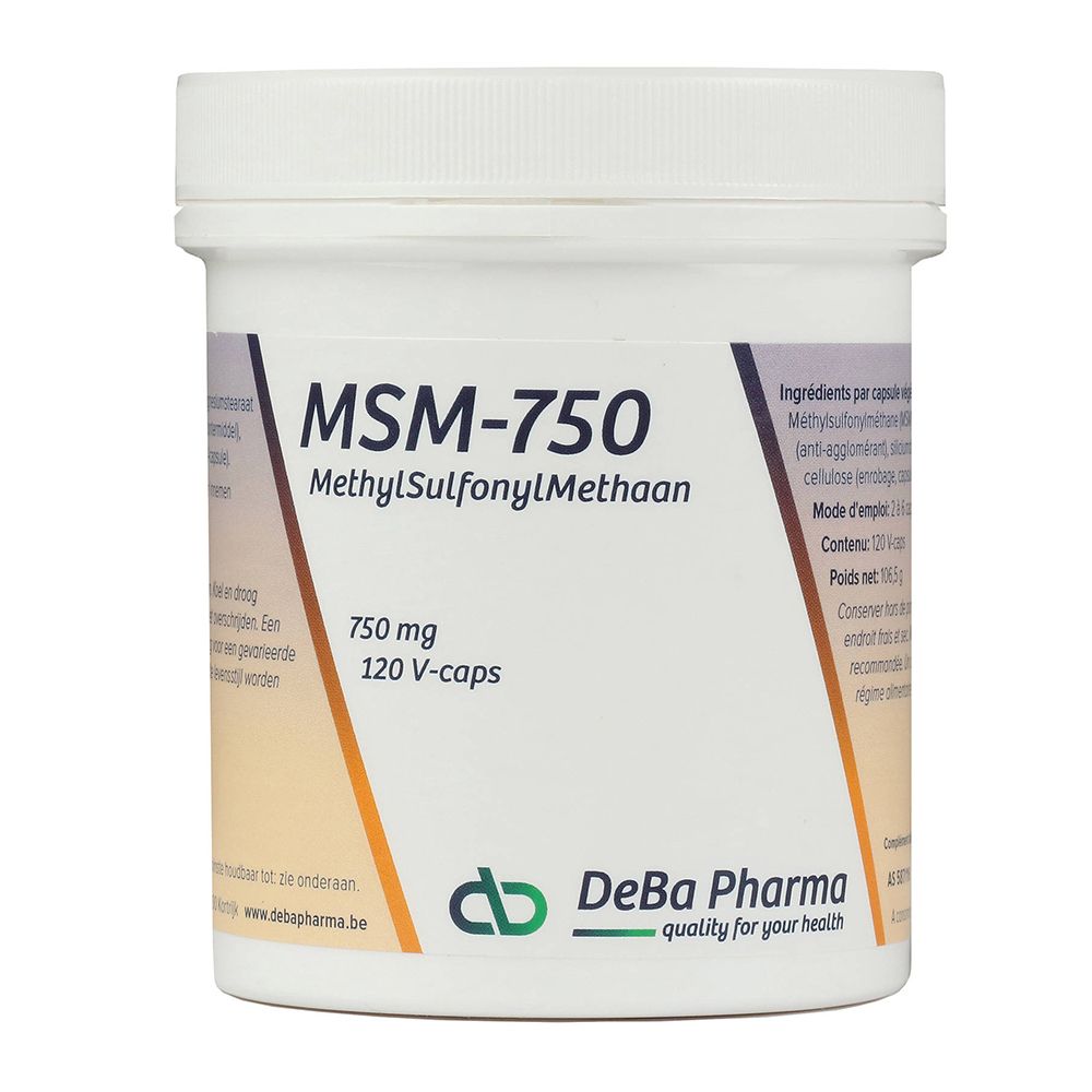 Image of DeBa Pharma MSM 750 mg