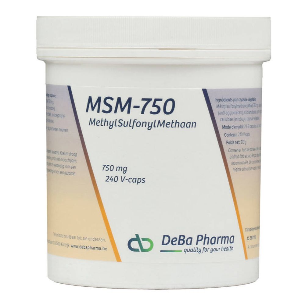 Image of DeBa Pharma M.S.M.- 750 mg