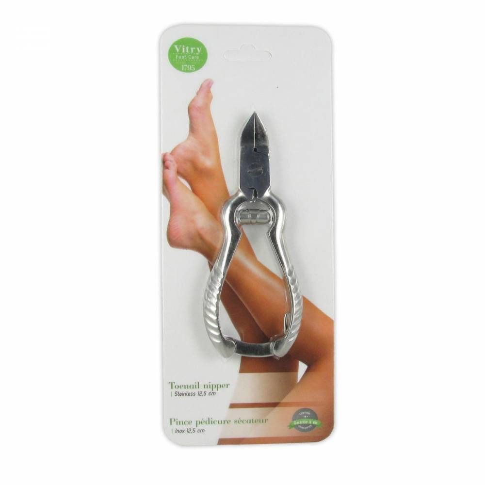 Vitry Nagelschere für starke Nägel, Edelstahl 12,5 cm
