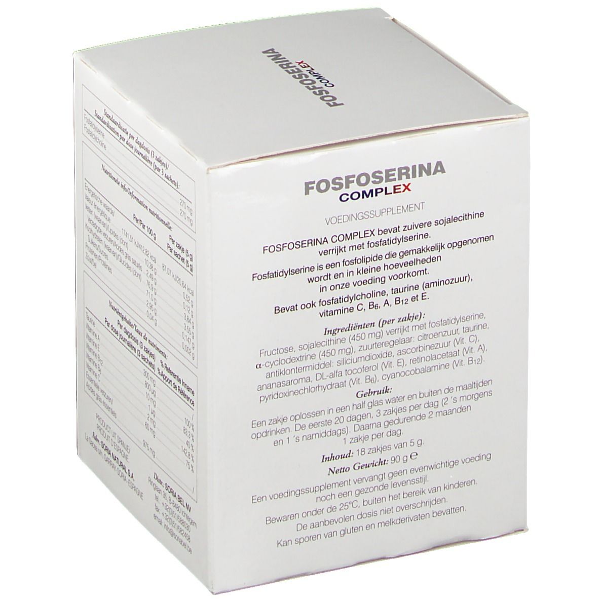 Soria Natural® FOSFOSERINA Complex shopapotheke.ch
