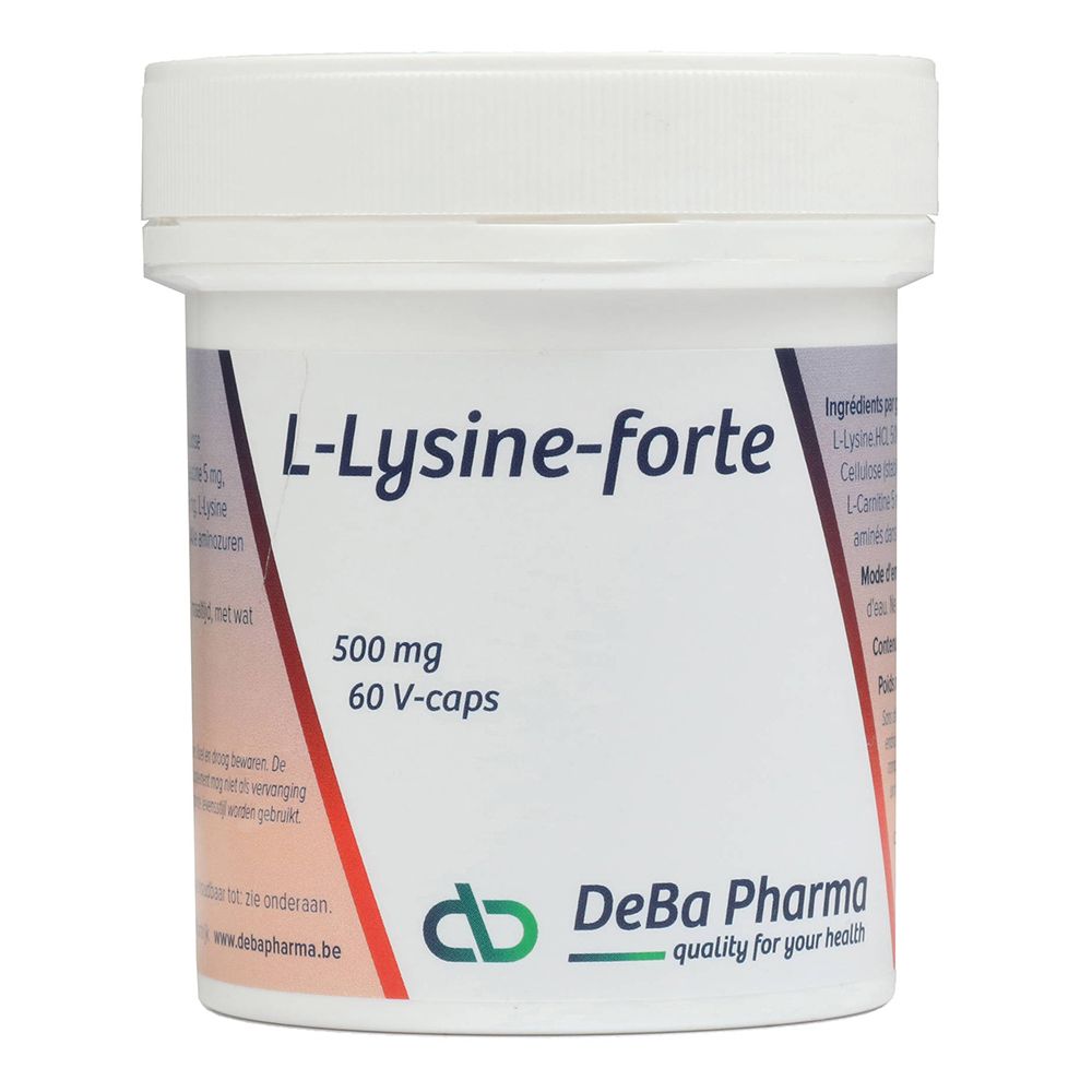 Image of DeBa Pharma L-Lysine- Forte 500 mg