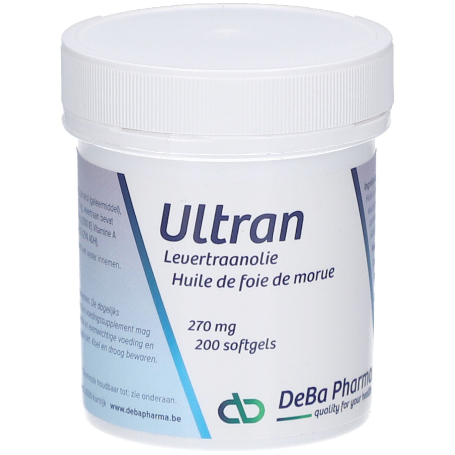 DeBa Pharma Ultran Huile de foie de morue
