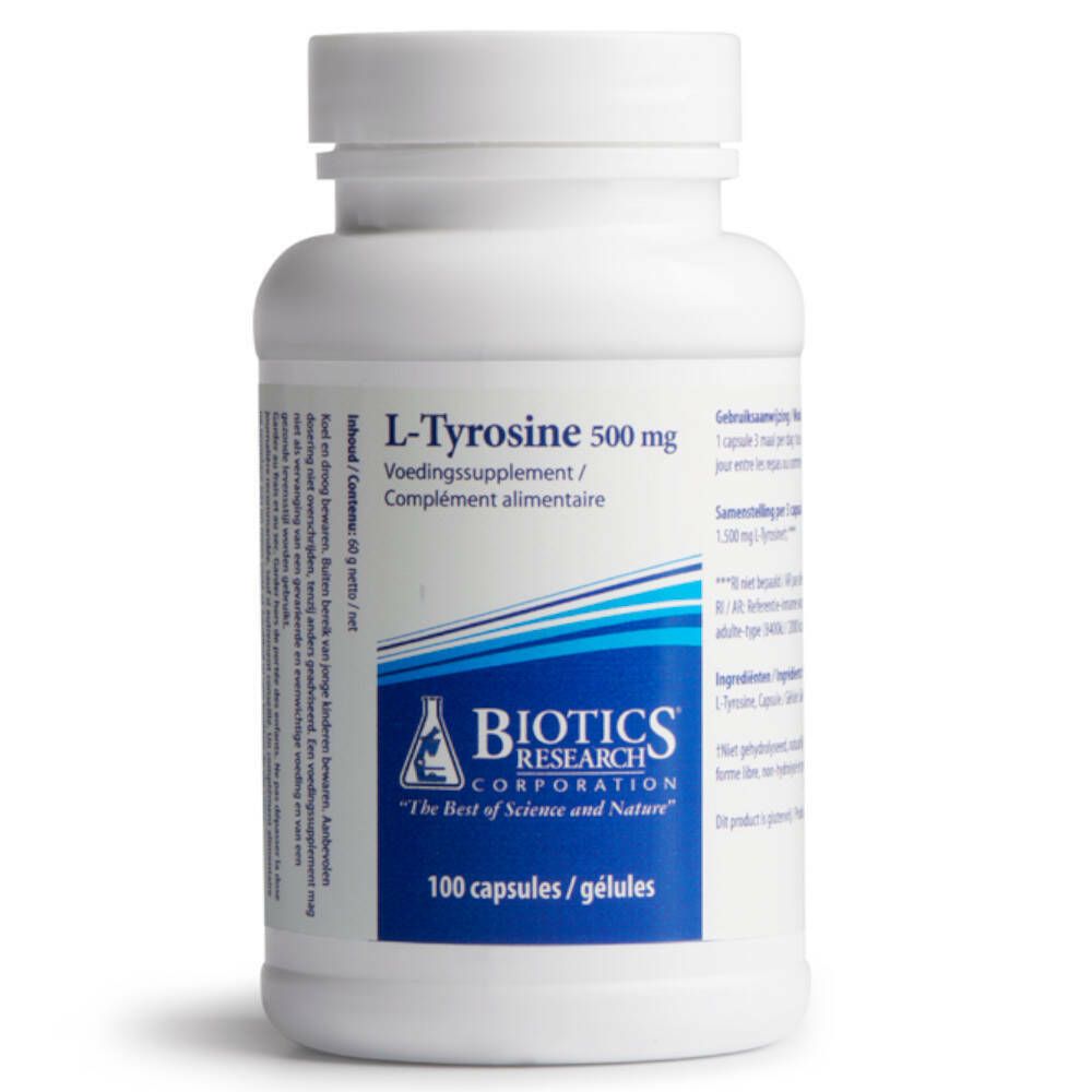 Image of Biotics L-Tyrosin 500 mg