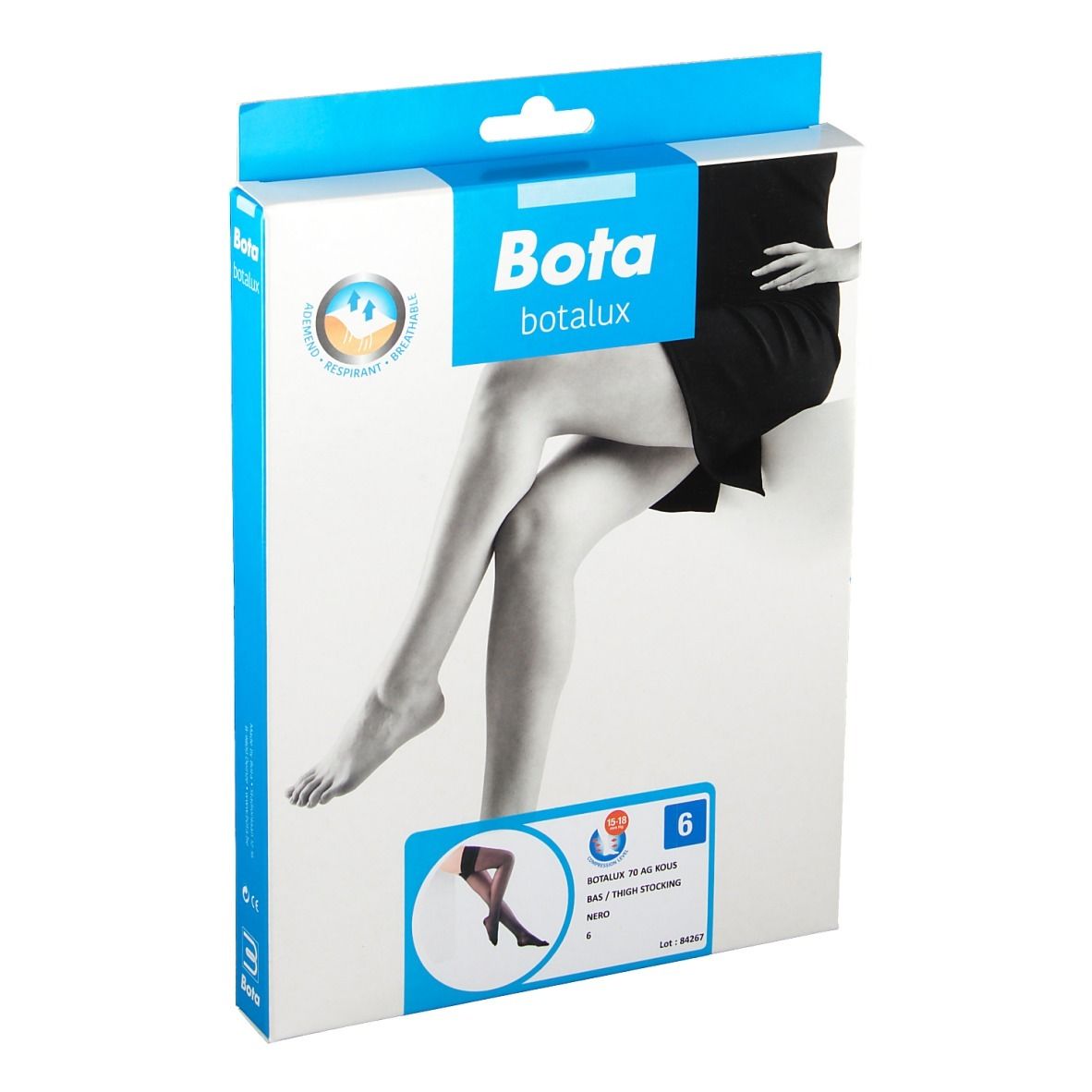Bota Botalux 70 Bas AG +P Nero Taille 6
